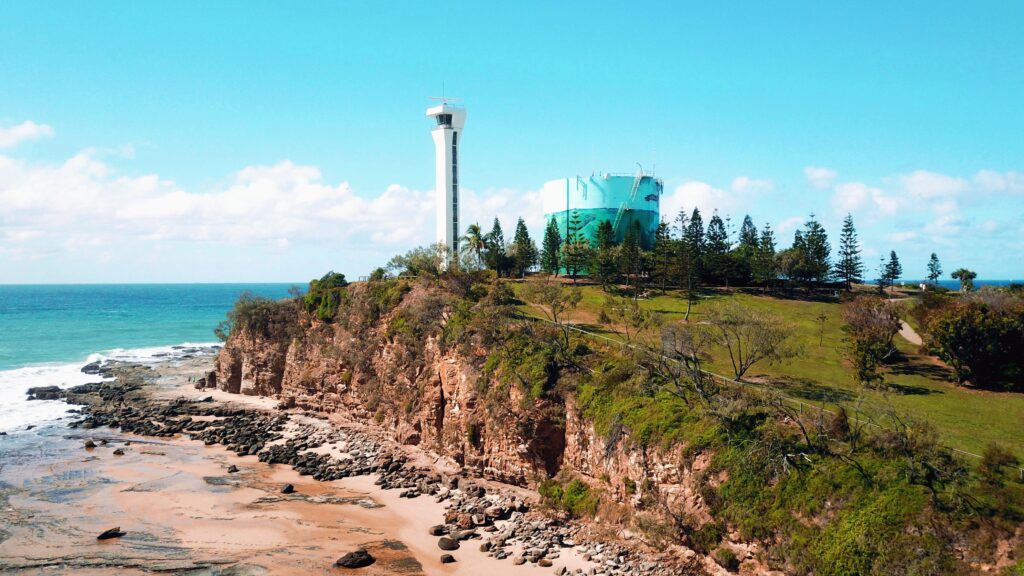 Point Cartwright lighthouse land clearing sunshine coast