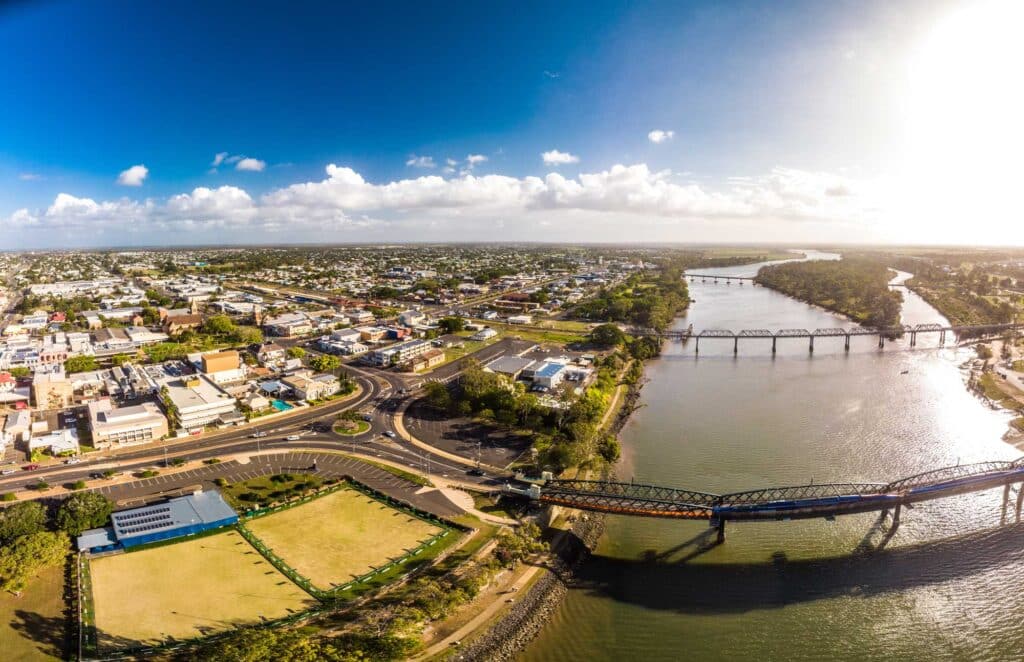 tree removals wide bay burnett region aerial of bundaberg