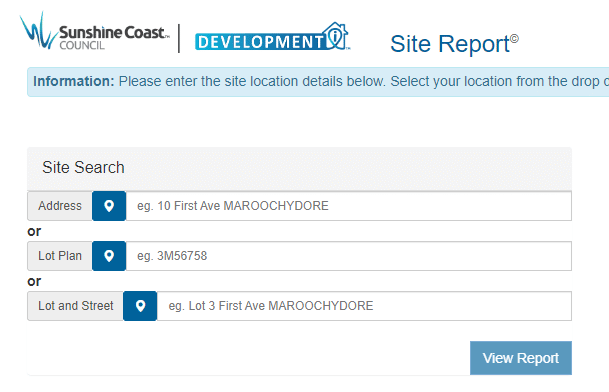 sunshine coast council site report