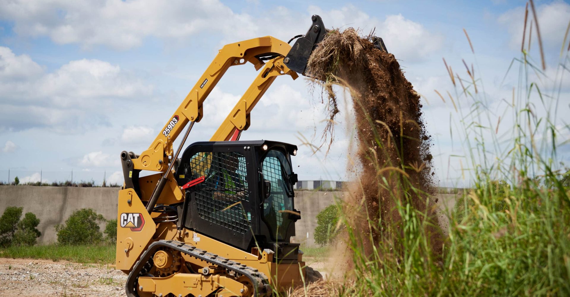 compact track loader for hire- cat144